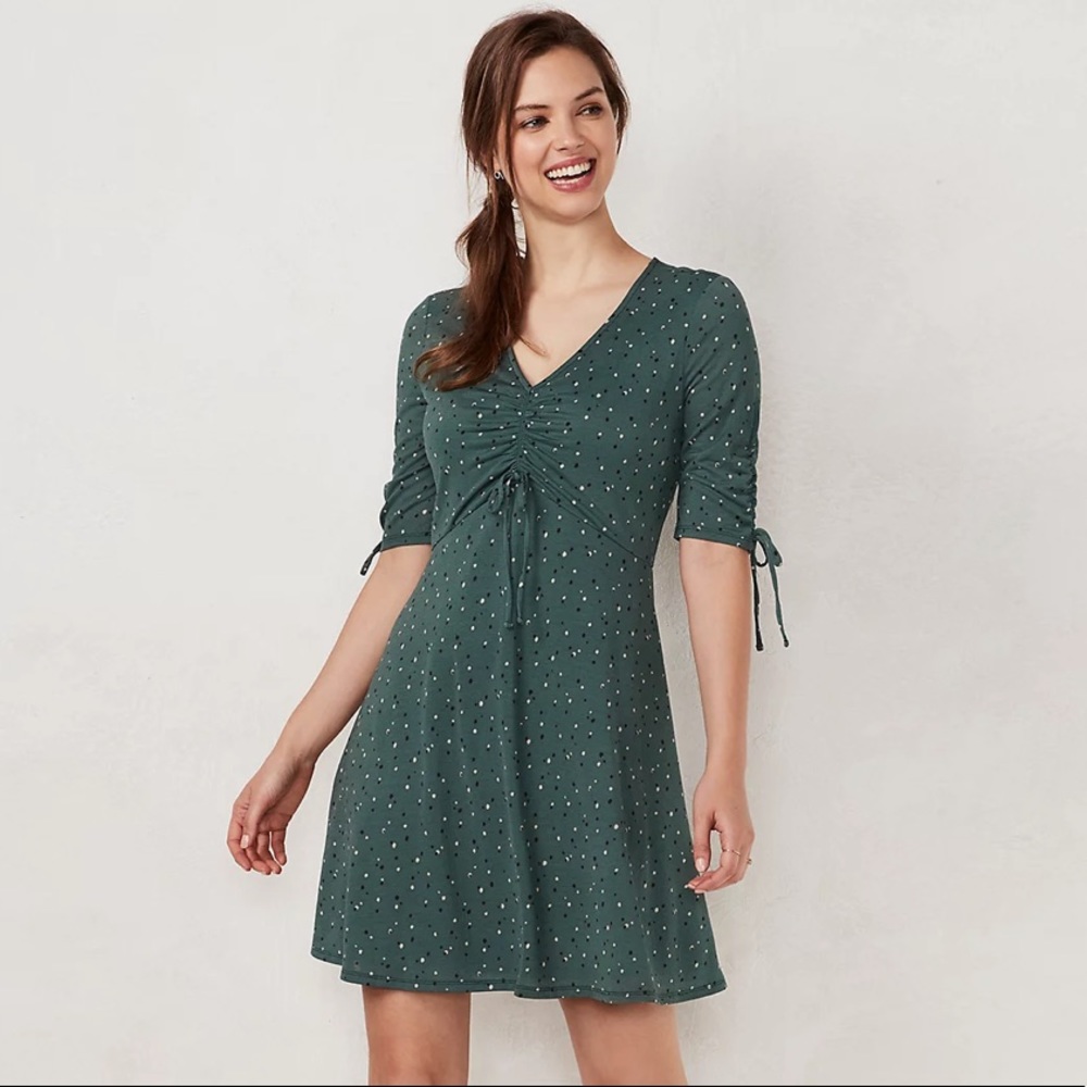Green Polka Dot Dress